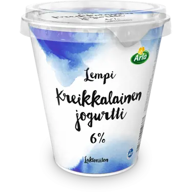 Arla Lempi kreikkalainen jogurtti 6% 300g, laktoositon
