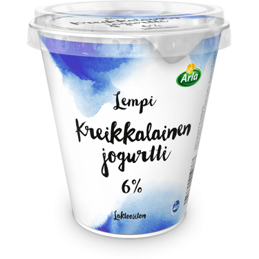 Arla Lempi kreikkalainen jogurtti 6% 300g, laktoositon