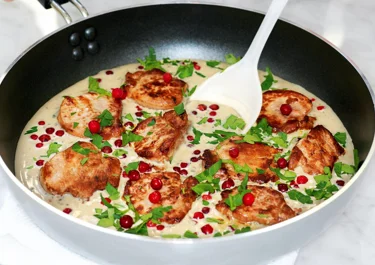 Fläskfilépanna med smak av svamp