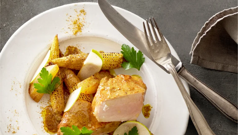 Kefirmarinerede svinekoteletter