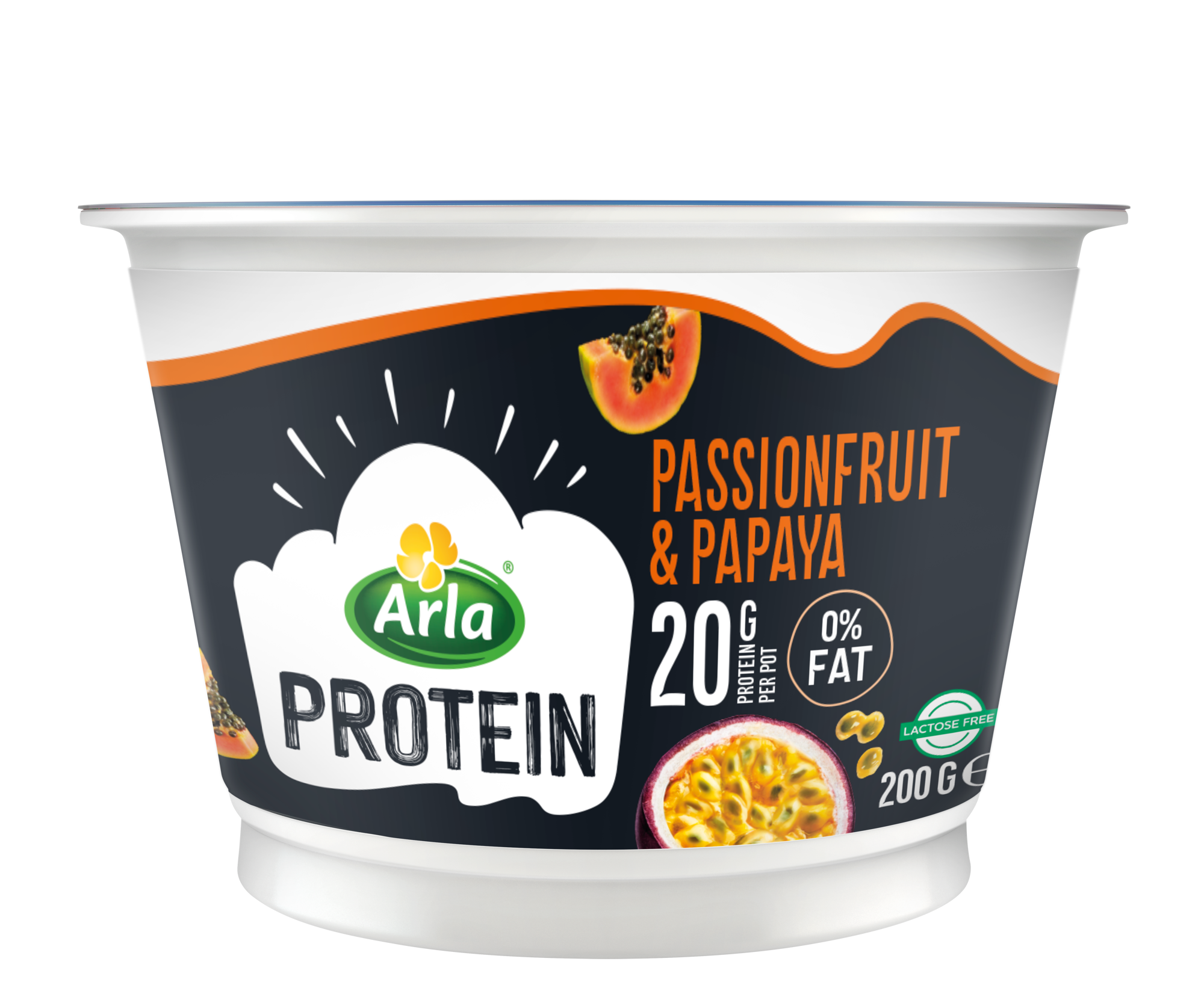 Arla Protein Passionfruit & Papaya Yogurt 200g