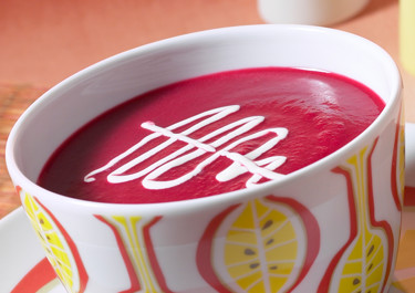 Punajuuricappuccino
