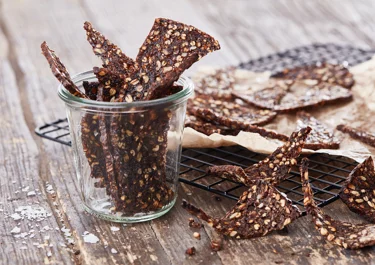 Rye bread chips