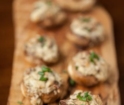 Bacon Blue Cheese stuffed mushrooms