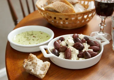 Ost- och olivsnacks