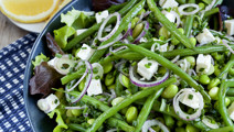 Bønnesalat med edamamebønner