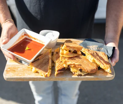 Havarti Grilled Cheese Nachos