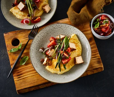 ITALIAN OMELETTE WITH CREAM CHEESE