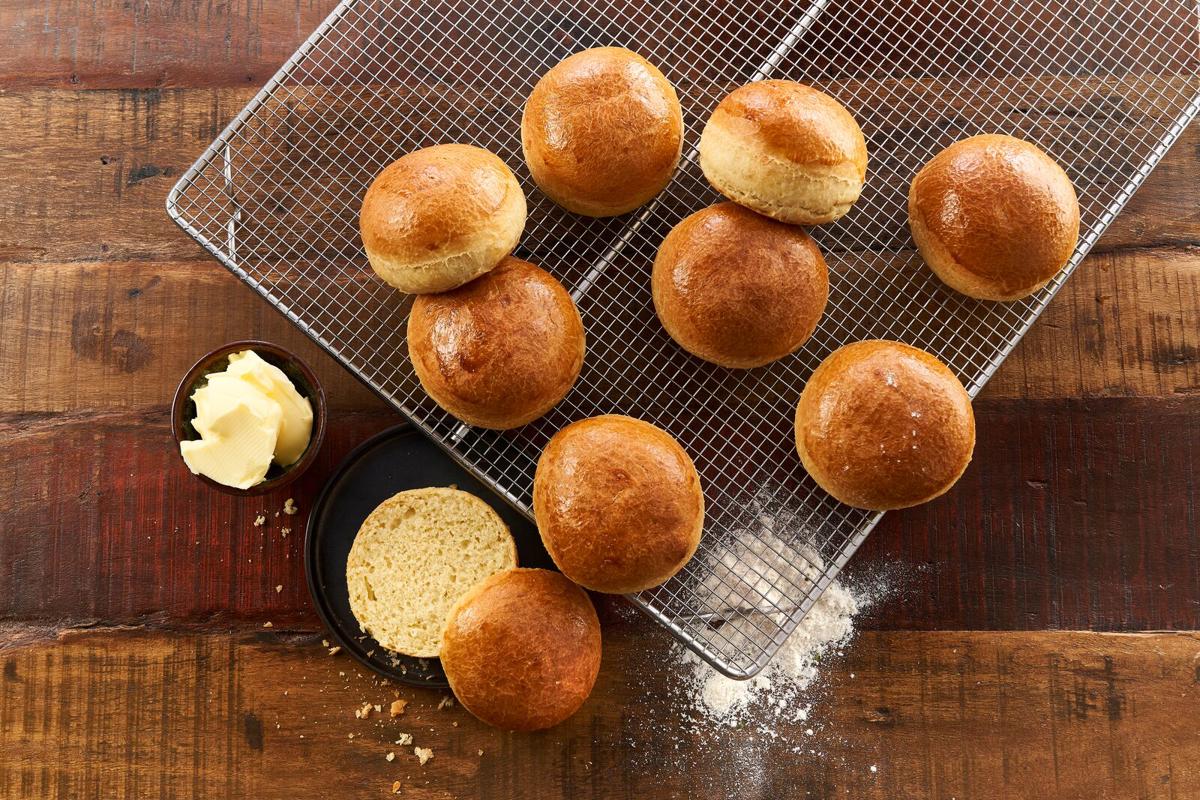 Hamburgerbröd brioche