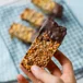 Protein breakfast bars with chocolate