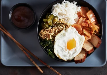 Bibimbap med tofu
