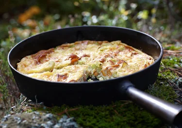 Frittata med kantareller