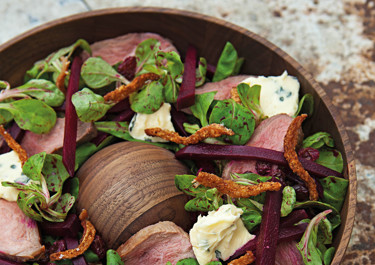 Rødbedesalat med lunt andebryst