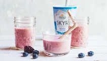 Bessen bramen smoothie met banaan