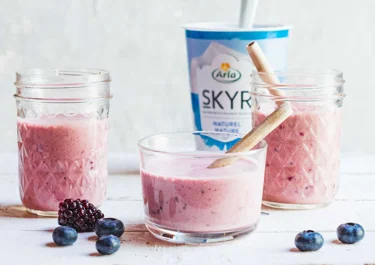 Bessen bramen smoothie met banaan
