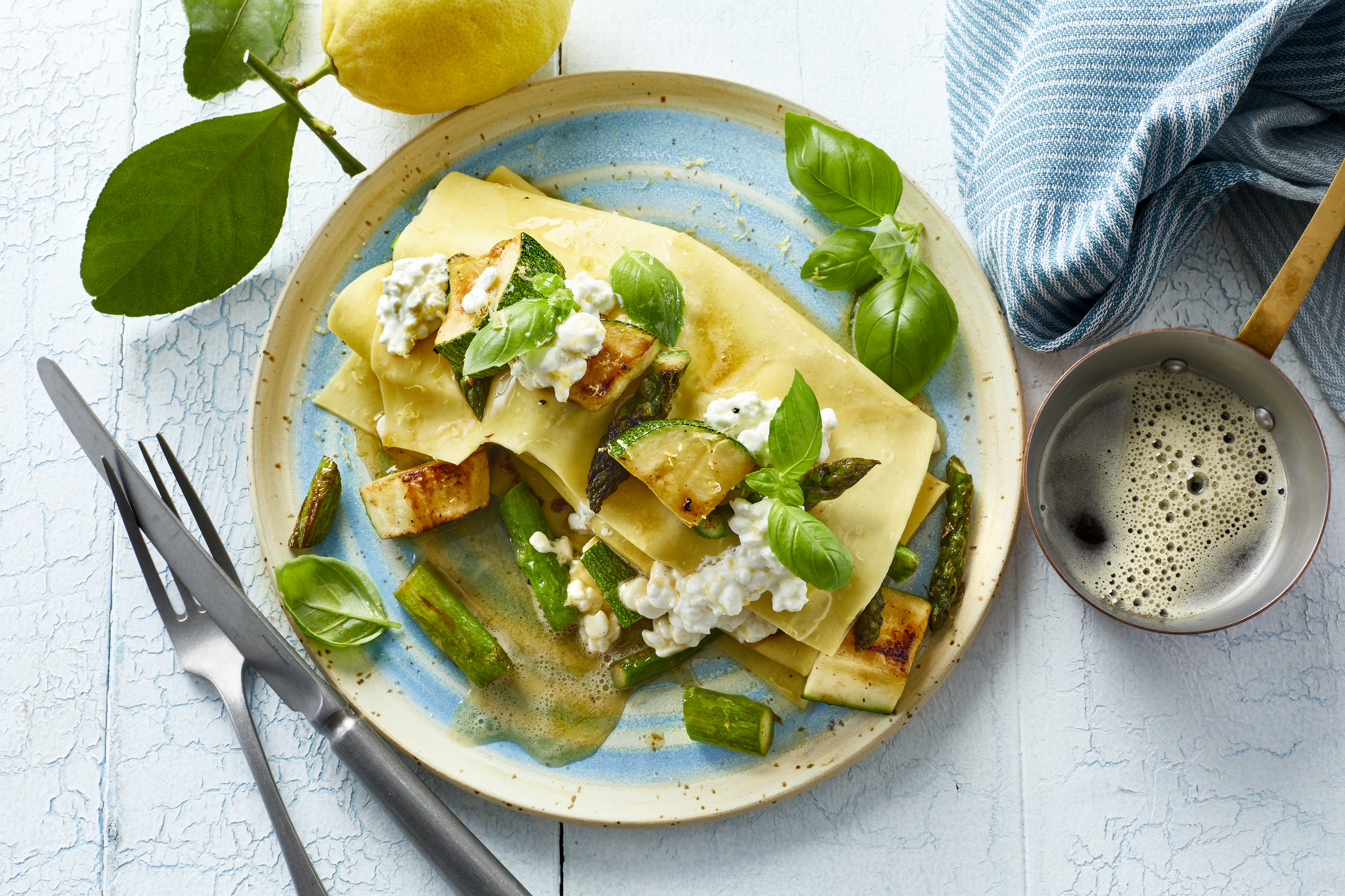 Avoin lasagne parsalla