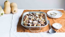 Kurpitsainen pullavanukas