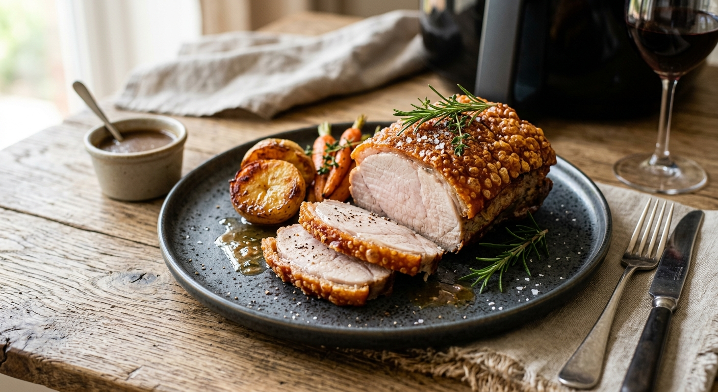 Ψητό χοιρινό στο Air Fryer