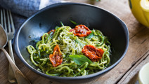 Pasta with Spinach Sauce