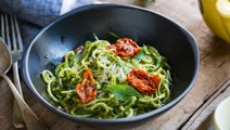 Pasta with Spinach Sauce