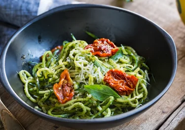 Pasta with Spinach Sauce