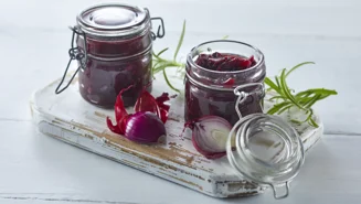 Brombærmarmelade med løg