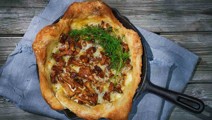Pannupizza kantarelleista