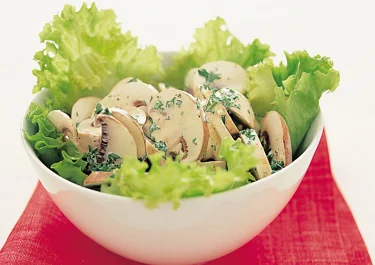 Champinjonsallad