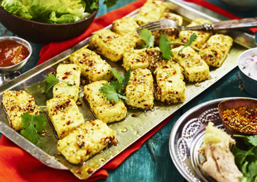Sesamkryddad paneer