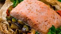Salmón en papillote