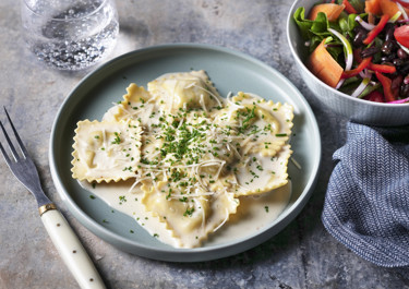 Tortellini med ostsås