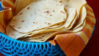 Hembakade tortillas