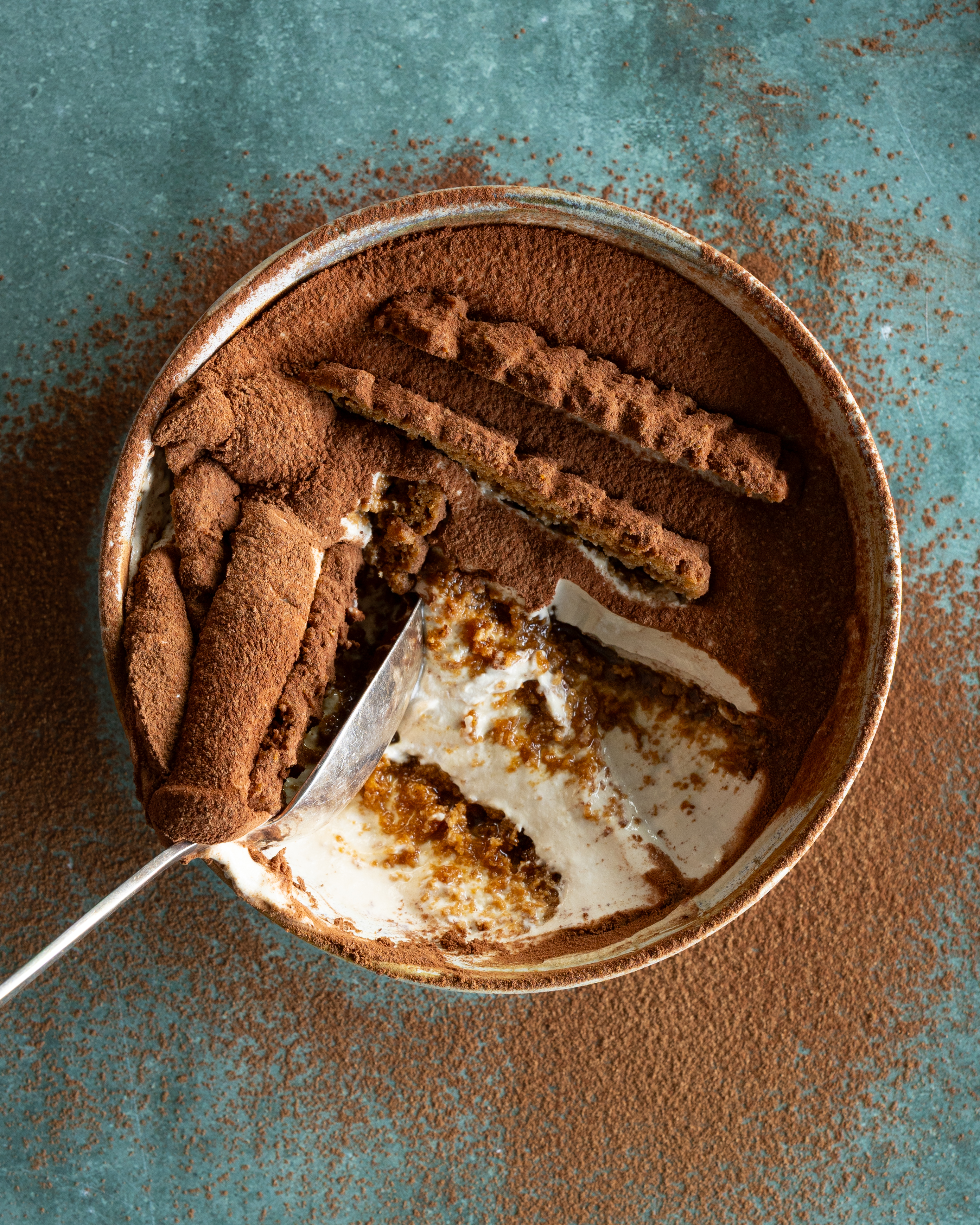 Japanese cheesecake with coffee