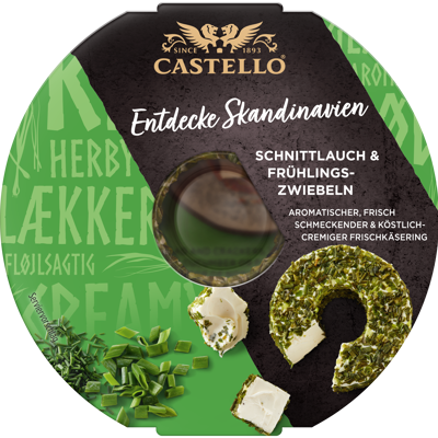 CASTELLO® SCHNITTLAUCH & FRÜHLINGSZWIEBELN FRISCHKÄSERING