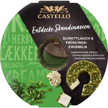 CASTELLO® SCHNITTLAUCH & FRÜHLINGSZWIEBELN FRISCHKÄSERING