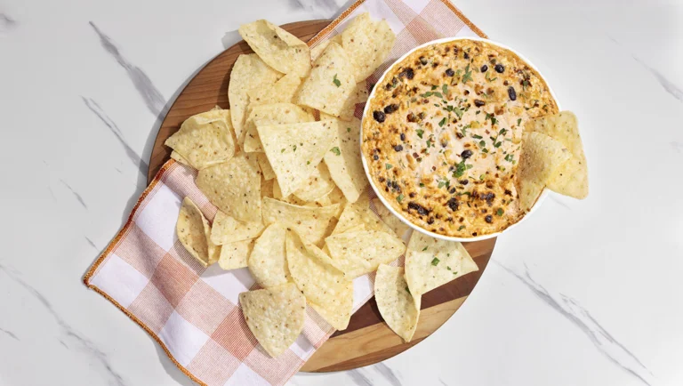 Chicken Black Bean Whipped Ricotta Dip