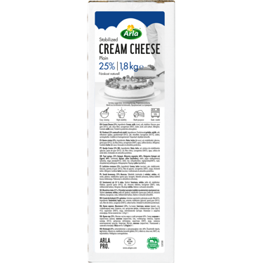 Cream cheese Extra Stable 25% MG 1,8 kg