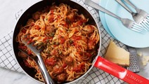 Lihapullapasta