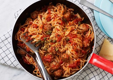 Lihapullapasta