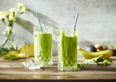Grøn smoothie med havredrik