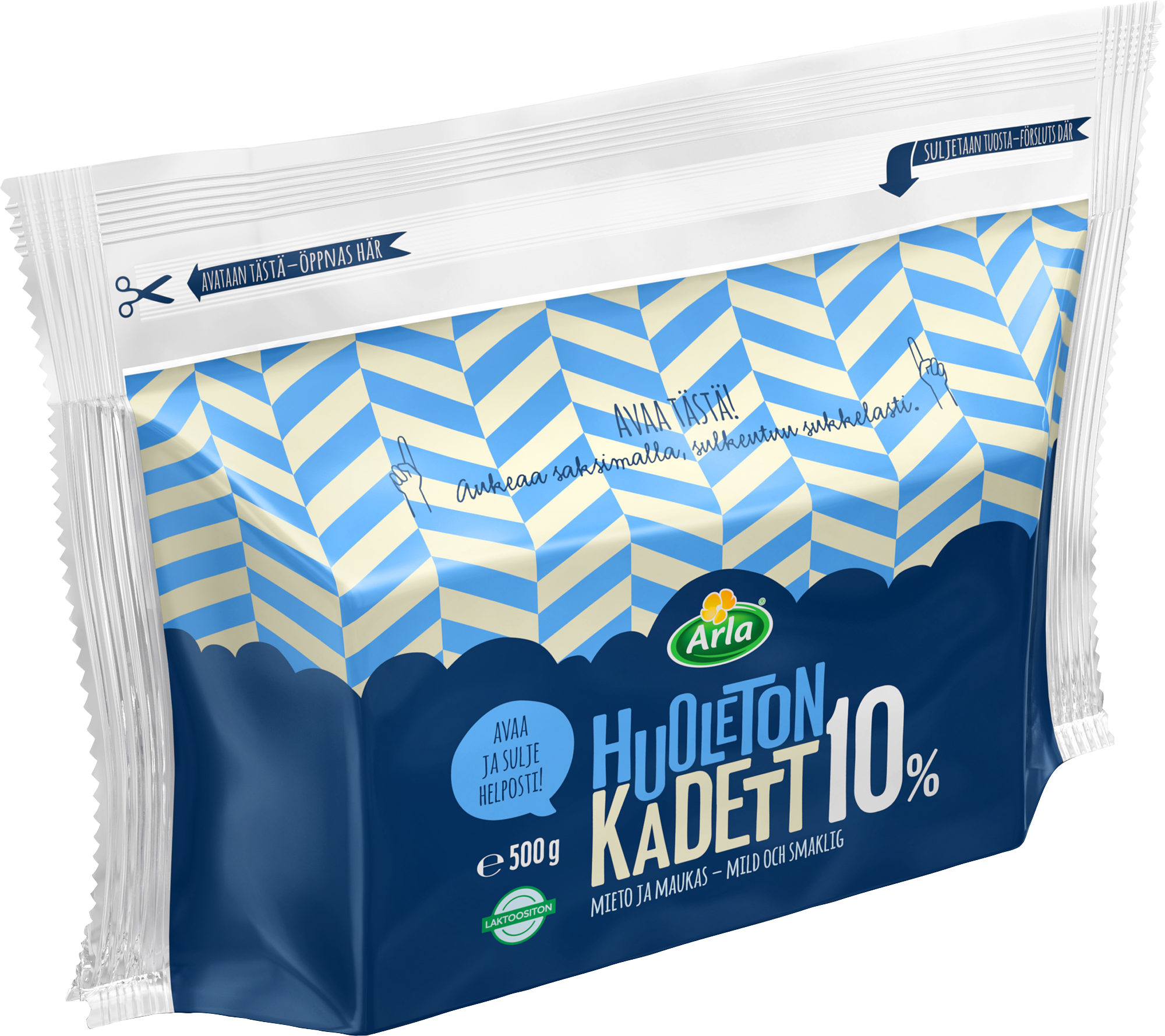 Arla huoleton kadett 10% 500g