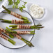 Bacon-wrapped asparagus
