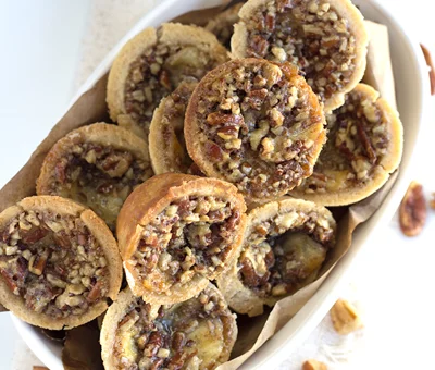 Cheesy pecan tassies