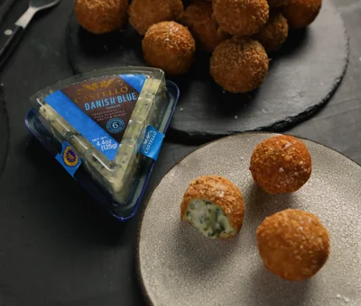 Danish Blue Cheese and Mustard Croquettes
