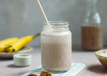 Eiwitrijke milkshake met skyr