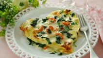 Romantisk lasagne med kräftstjärtar