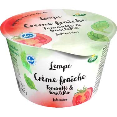 Arla Lempi crème fraîche tomaatti-basilika 200g, laktoositon