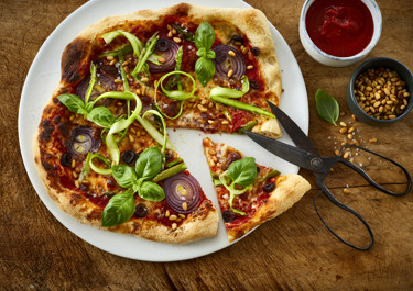 Grøn pizza