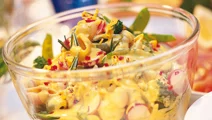 Pastasallad med saffran