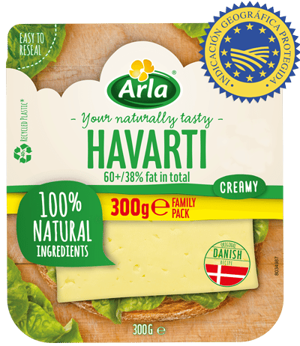 Arla® Queso en lonchas Havarti Arla formato familiar